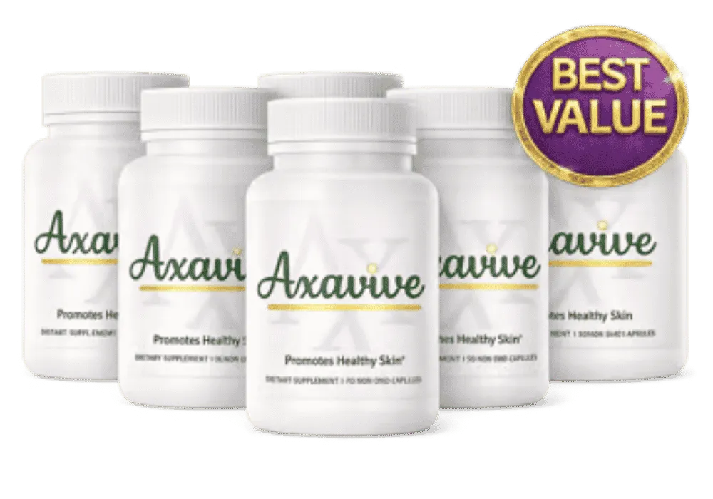 Axavive 6 bottles — 180-day supply